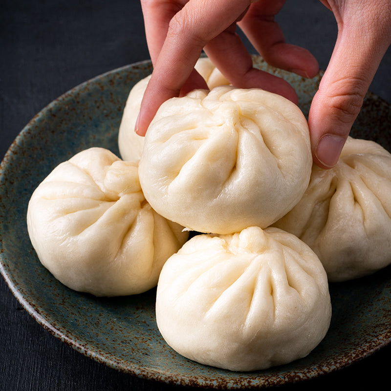 广香蚝油叉烧包 6个 Steamed GUANGXIANG B.B.Q Pork Bun 6 pcs